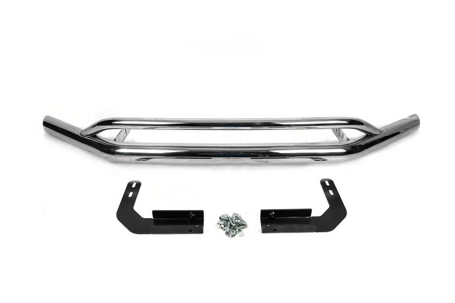 Volkswagen Amarok 2010-2022 гг. Передняя защита двойная Vegas 2016-2021 нержавейка Image