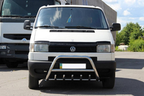 Volkswagen T4 Transporter 1990-2003 гг. Кенгурятник WT003 60мм Нержавейка фото 11