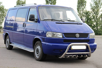 Volkswagen T4 Transporter 1990-2003 гг. Кенгурятник WT003 60мм Нержавейка фото 4