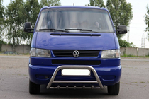 Volkswagen T4 Transporter 1990-2003 гг. Кенгурятник WT003 60мм Нержавейка фото 2