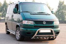 Volkswagen T4 Transporter 1990-2003 гг. Кенгурятник WT003 60мм Нержавейка фото 6