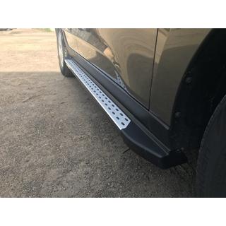Боковые Пороги OEM-BMW-V2 (2 шт, пластик)