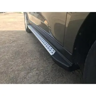 Боковые Пороги OEM-BMW-V2 (2 шт, пластик)