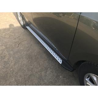 Боковые Пороги OEM-BMW-V2 (2 шт, пластик) Hyundai IX-35 2010-2015 гг. фото 4