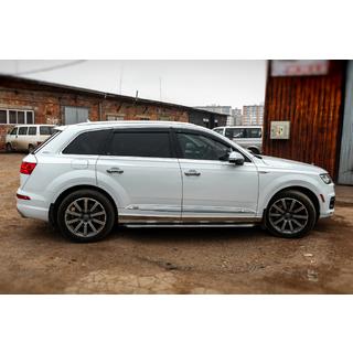 Боковые Подножки OEM V1 (2 шт., Алюминий) Audi Q7 2015–2026 гг. фото 3