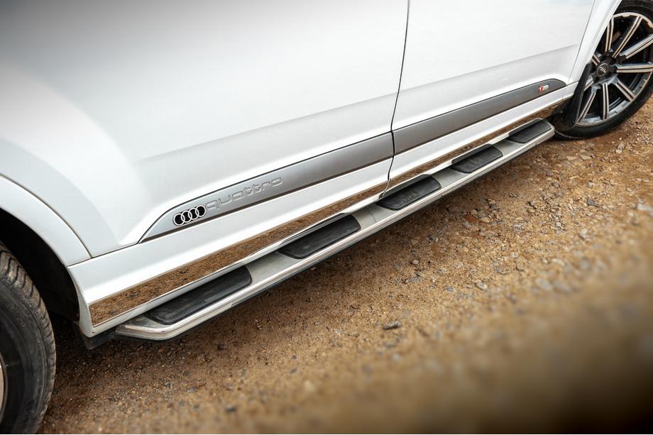 Audi Q7 2015–2026 гг. Боковые Подножки OEM V1 (2 шт., Алюминий) Фото 2