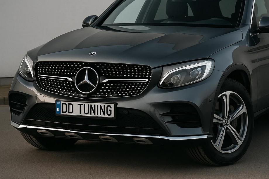 Mercedes GLC coupe C253 2016-2023 гг. Передняя решетка Diamond Black (2015-2019) Image