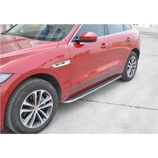 Боковые пороги OEM (2 шт) Jaguar F-PACE 2016- гг. фото 4