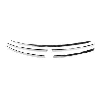 Хром накладки на решетку (5 шт., нержавейка) Mercedes ML W164 2005-2011 гг. фото 2
