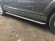 Audi Q7 2005-2015 гг. Боковые Подножки Maydos V2 (2 шт., Алюминий и Нержавейка) фото 3