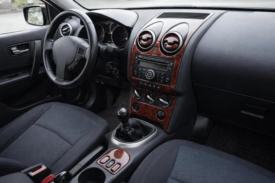 Nissan Qashqai 2007-2010 гг. Накладки на Панель Приборов Дерево Image