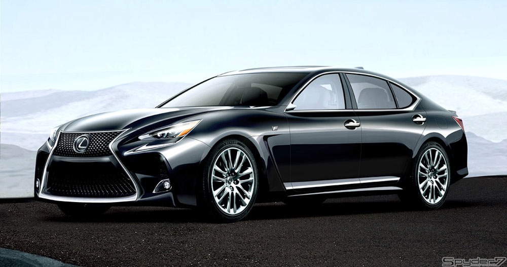 Lexus представит самый мощный седан LS