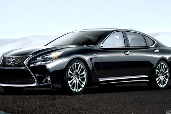 Lexus представит самый мощный седан LS