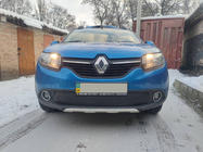 Renault Logan MCV 2013-2022 гг. Зимняя нижняя накладка на решетку радиатора (2013-2015) Глянцевая фото 6