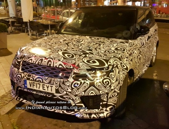 Новый Range Rover Sport был замечен на дорогах Германии