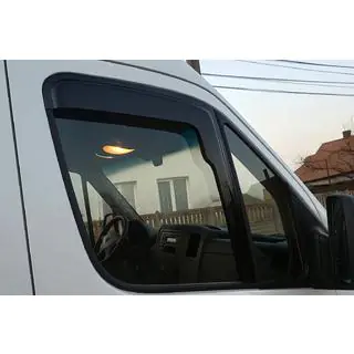 Клеевые ветровики (2 шт, HIC) Mercedes Sprinter W906 2006–2018 гг. фото 2