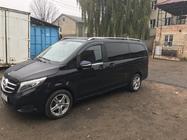 Mercedes Vito W639 2004-2014 гг. Серые рейлинги Skyport (цельнометаллические) Короткая База (SHORT) фото 6