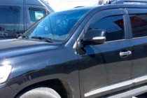 Lexus GX460 2009-2023 гг. Ветровики 11 см (4 шт, HIC) фото 6