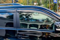 Lexus GX460 2009-2023 гг. Ветровики 11 см (4 шт, HIC) фото 2