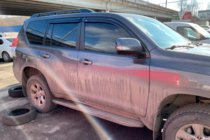 Lexus GX460 2009-2023 гг. Ветровики 11 см (4 шт, HIC) фото 11