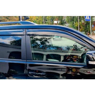 Ветровики 11 см (4 шт, HIC) Lexus GX460 2009-2023 гг. фото 2