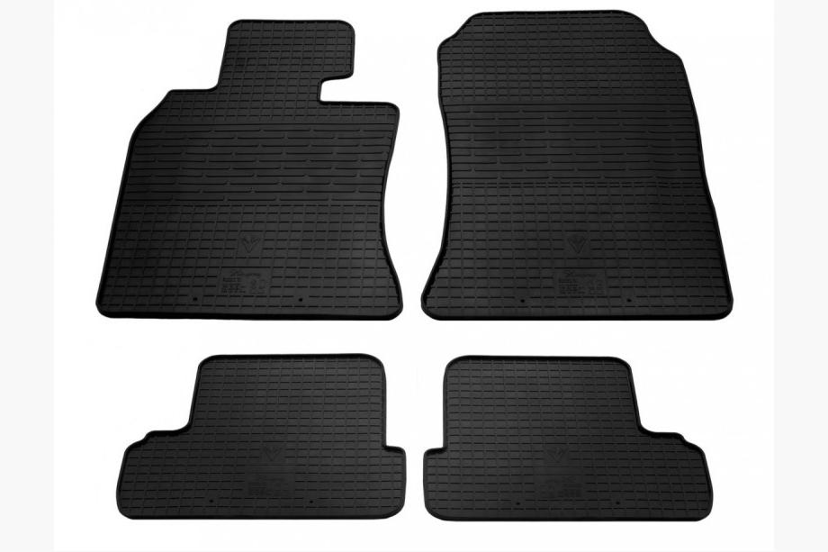 Mini Cooper R50/52/53 2000-2006 гг. Резиновые коврики R50, R51, R53 (4 шт, Stingray Premium) Image