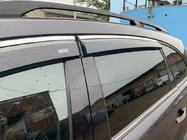 Chevrolet Captiva 2006-2019 гг. Ветровики с хромированным молдингом (4 шт, Niken) фото 3