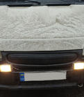 Ford Transit 1991-2000 гг. Зимняя решетка Глянцевая фото 7