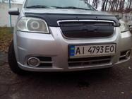 Chevrolet Aveo T250 2005-2011 гг. Зимняя решетка Глянцевая фото 2