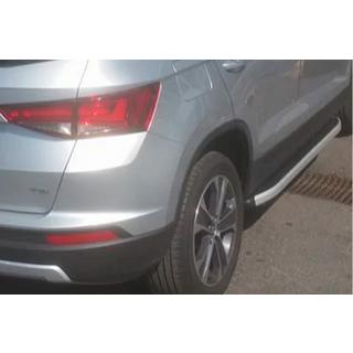 Боковые пороги Fullmond (2 шт., алюминий) Seat Ateca 2016- гг. фото 4