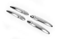 BMW 5 серия E60/E61 2003-2010 гг. Хромированные Накладки на Ручки Дверей (4 шт, Нержавейка) фото 5