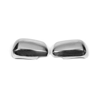 Накладки на Зеркала (2 шт., Нержавейка) Toyota Hilux 2006-2015 гг. фото 2