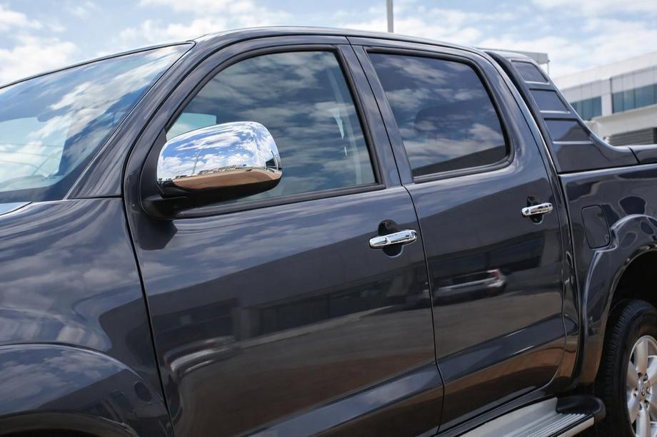 Toyota Hilux 2006-2015 гг. Накладки на Зеркала (2 шт., Нержавейка) Пластик ABS Image