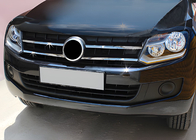 Volkswagen Amarok 2010-2022 гг. Хром накладки на решетку радиатора 2010-2016 (узкие полоски, 4 шт, нержавейка) фото 2