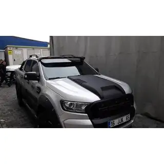 Козырек лобового стекла LED V1 Ford Ranger 2011–2022 гг. фото 2