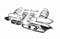 Ford Ranger 2011–2022 гг. Комплект накладок 2015+ (Хром ABS) фото 4