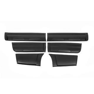 Молдинги на двери Meliset (6 шт, ABS) Toyota Hilux 2015- гг. фото 1