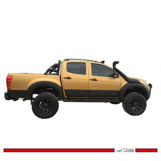 Молдинги дверей (4 шт, ABS) Isuzu D-Max 2011-2019 гг. фото 2