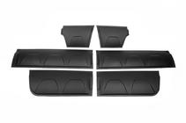 Volkswagen Amarok 2010-2022 гг. Молдинги на двери OmsaLine (6 шт, ABS) фото 14