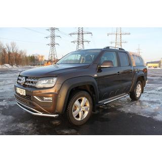 Молдинги на двери OmsaLine (6 шт, ABS) Volkswagen Amarok 2010-2022 гг. фото 3