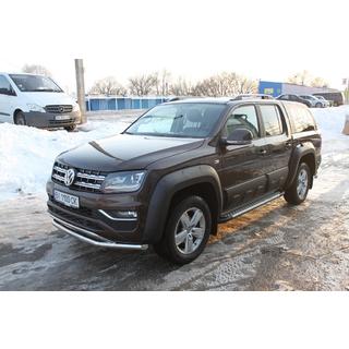 Молдинги на двери OmsaLine (6 шт, ABS) Volkswagen Amarok 2010-2022 гг. фото 4