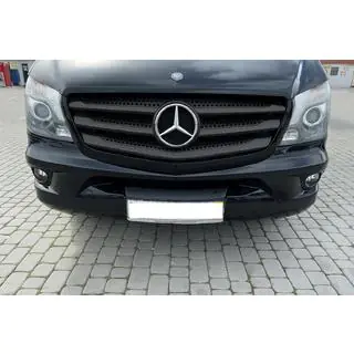 Накладки на решетку радиатора (6 шт, карбон) Mercedes Vito/V-class W447 2014- гг. фото 3