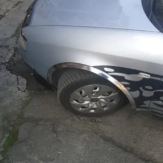 Накладки на арки (4 шт, нержавейка)