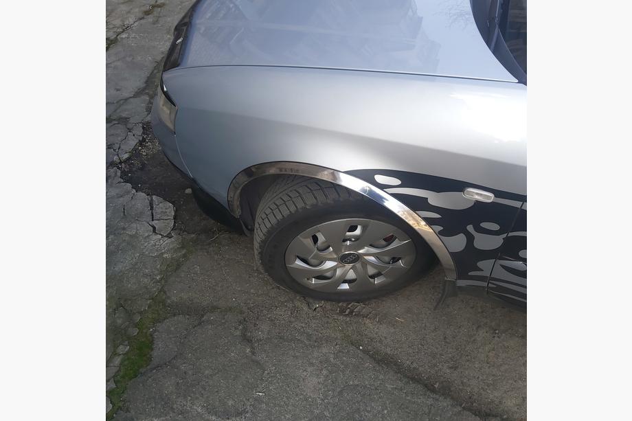 Audi A6 C5 1997-2001 гг. Накладки на арки (4 шт, нержавейка) Image