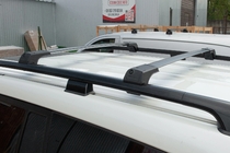Nissan Qashqai 2007-2010 гг. Поперечины на рейлинги без замка Flybar V1 (2 шт) фото 15