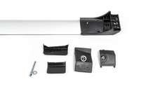 Toyota Land Cruiser Prado 150 2009-2023 гг. Поперечины на рейлинги без замка Flybar V1 (2 шт) фото 6