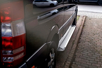 Mercedes Sprinter W906 2006–2018 гг. Боковые Подножки Allmond Grey (2 шт., Алюминий) Long/ExtraLong фото 2