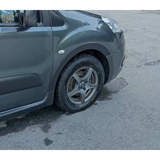 Расширители арок (4 шт, черные) Citroen Berlingo 2008-2018 гг. фото 4