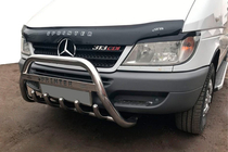 Mercedes Sprinter W901/902/903/904/905 1995–2006 гг. Кенгурятник WT004 (нержавейка) 1995-2000 фото 5