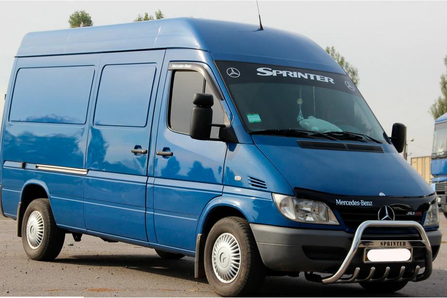 Mercedes Sprinter W901/902/903/904/905 1995–2006 гг. Кенгурятник WT004 (нержавейка) Фото 4